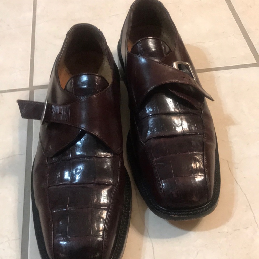 Crocodile and Leather shoes